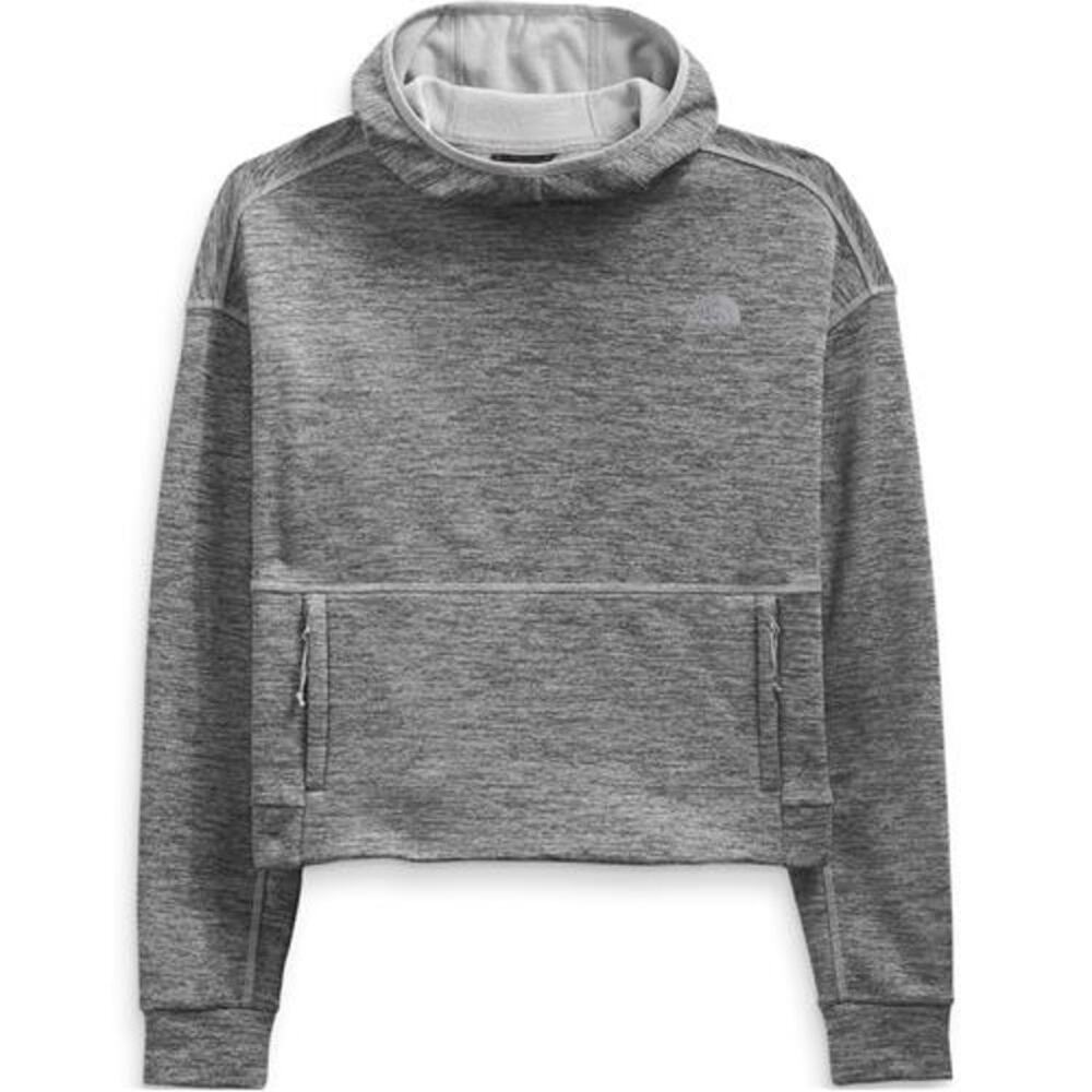 The North Face Canyonlands Crop Pullover Hooded Sweatshirt Womens Medium Grey
